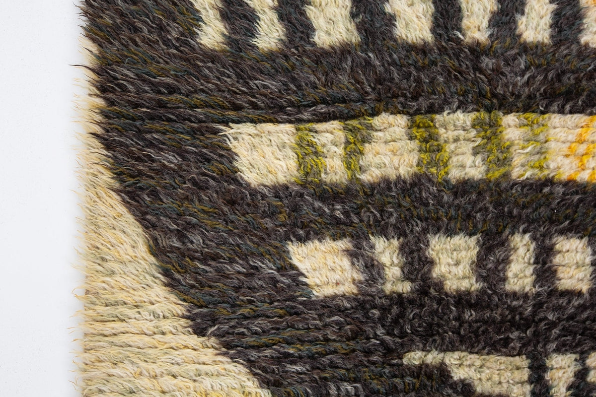 Vintage Scandinavian Rya Rug