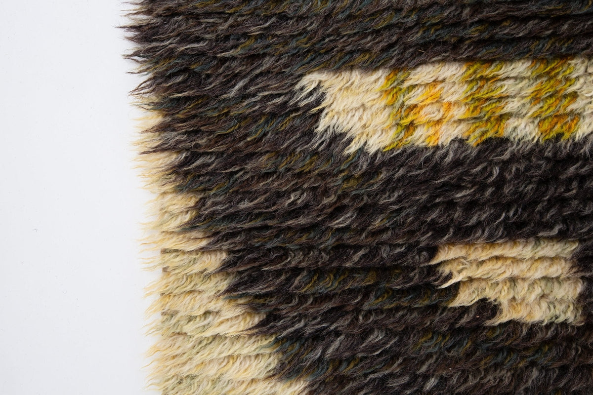 Vintage Scandinavian Rya Rug