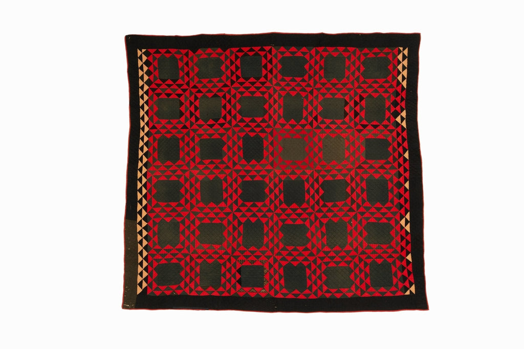 Antique Double Sided Mennonite Quilt