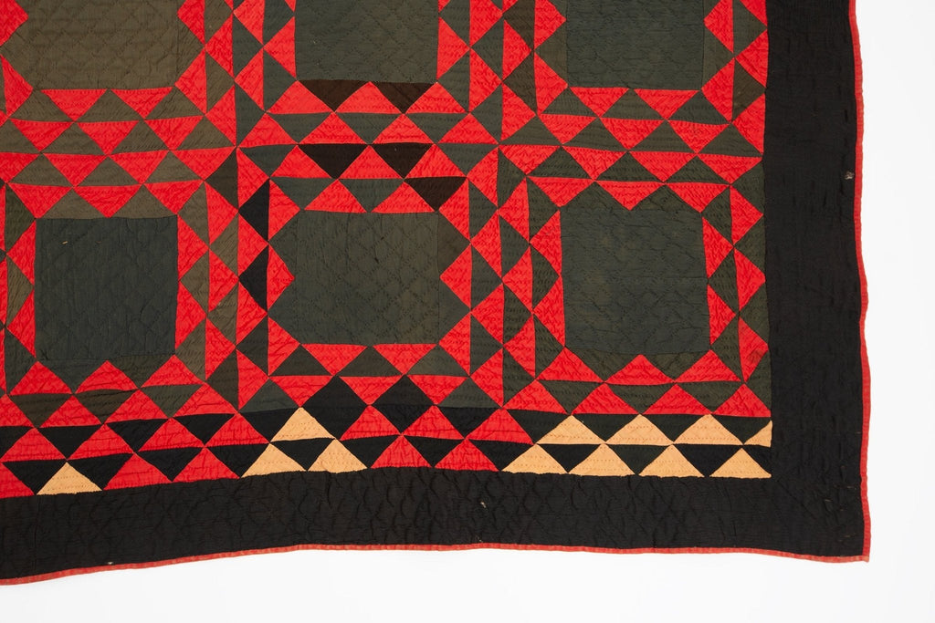 Antique Double Sided Mennonite Quilt