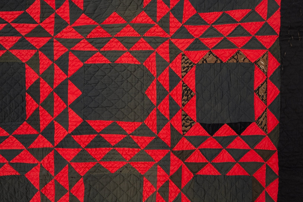 Antique Double Sided Mennonite Quilt