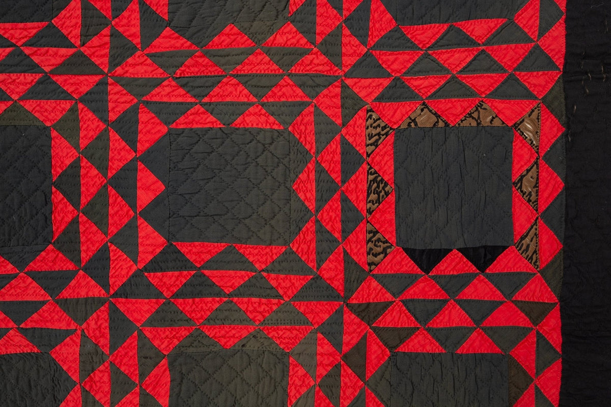 Antique Double Sided Mennonite Quilt