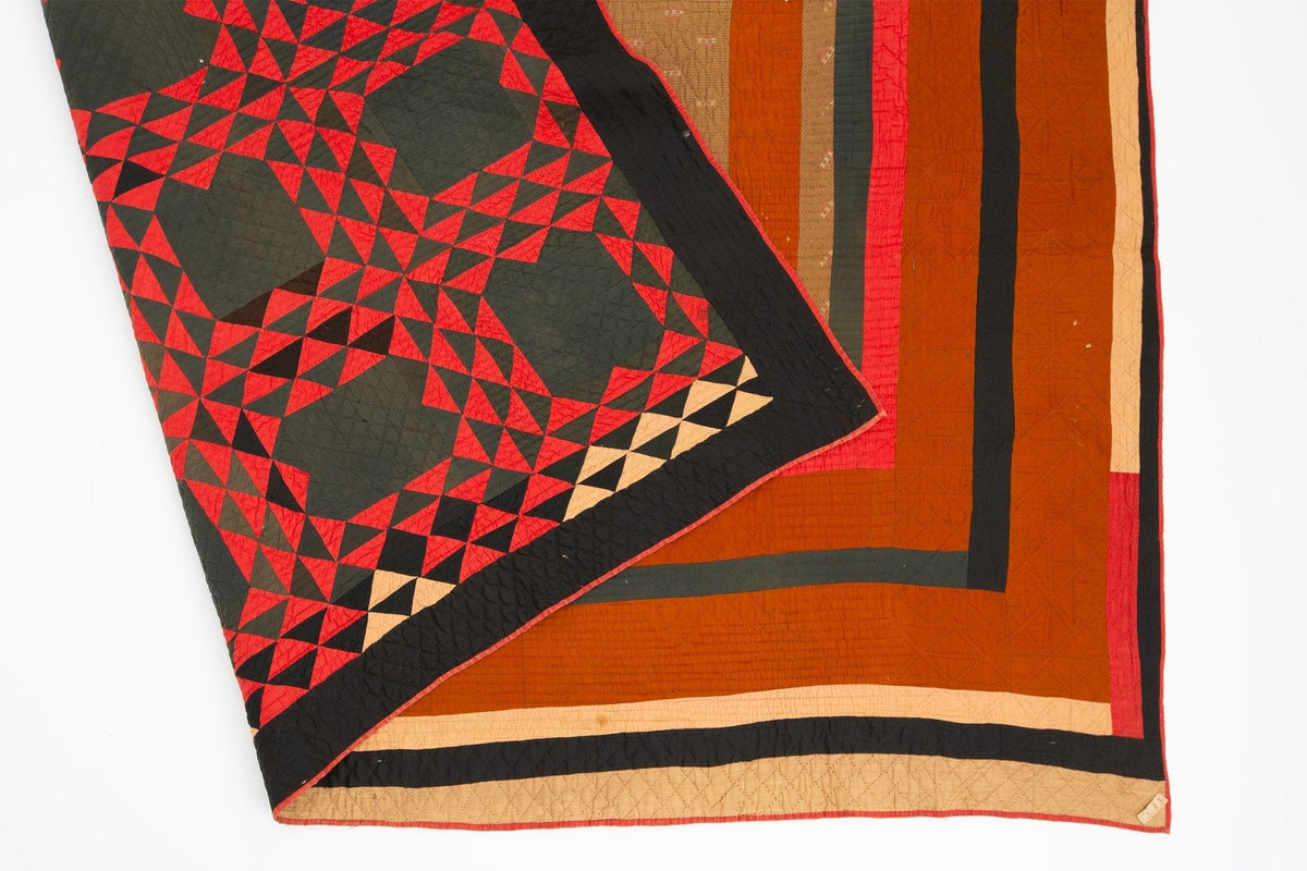Antique Double Sided Mennonite Quilt