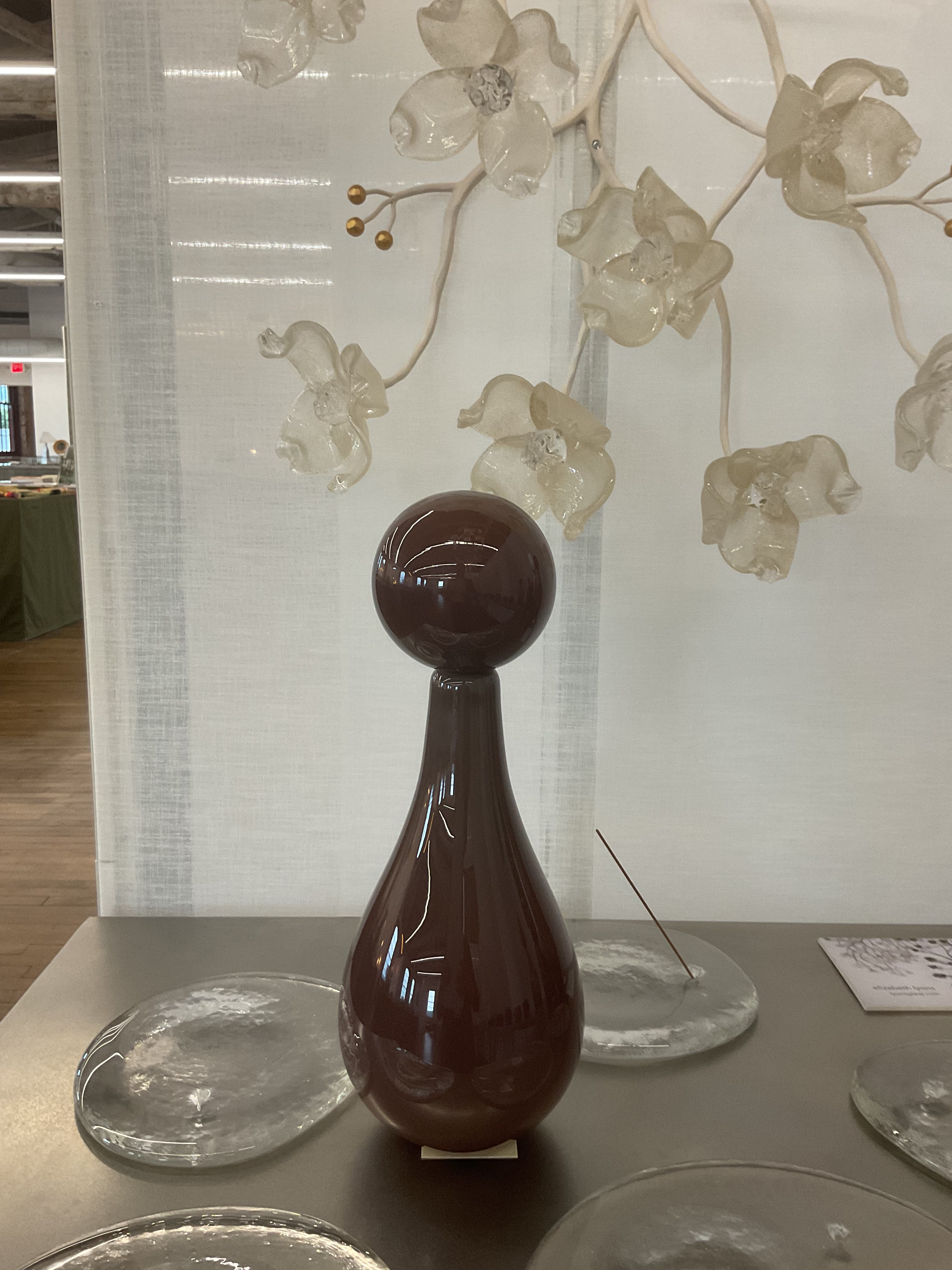 Mini Teardrop Brown Opaline