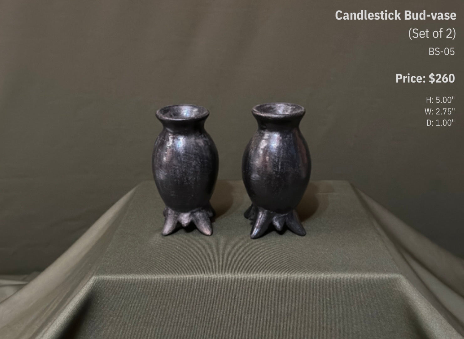 Candlestick Bud-Vase (Set of 2) - BS-05
