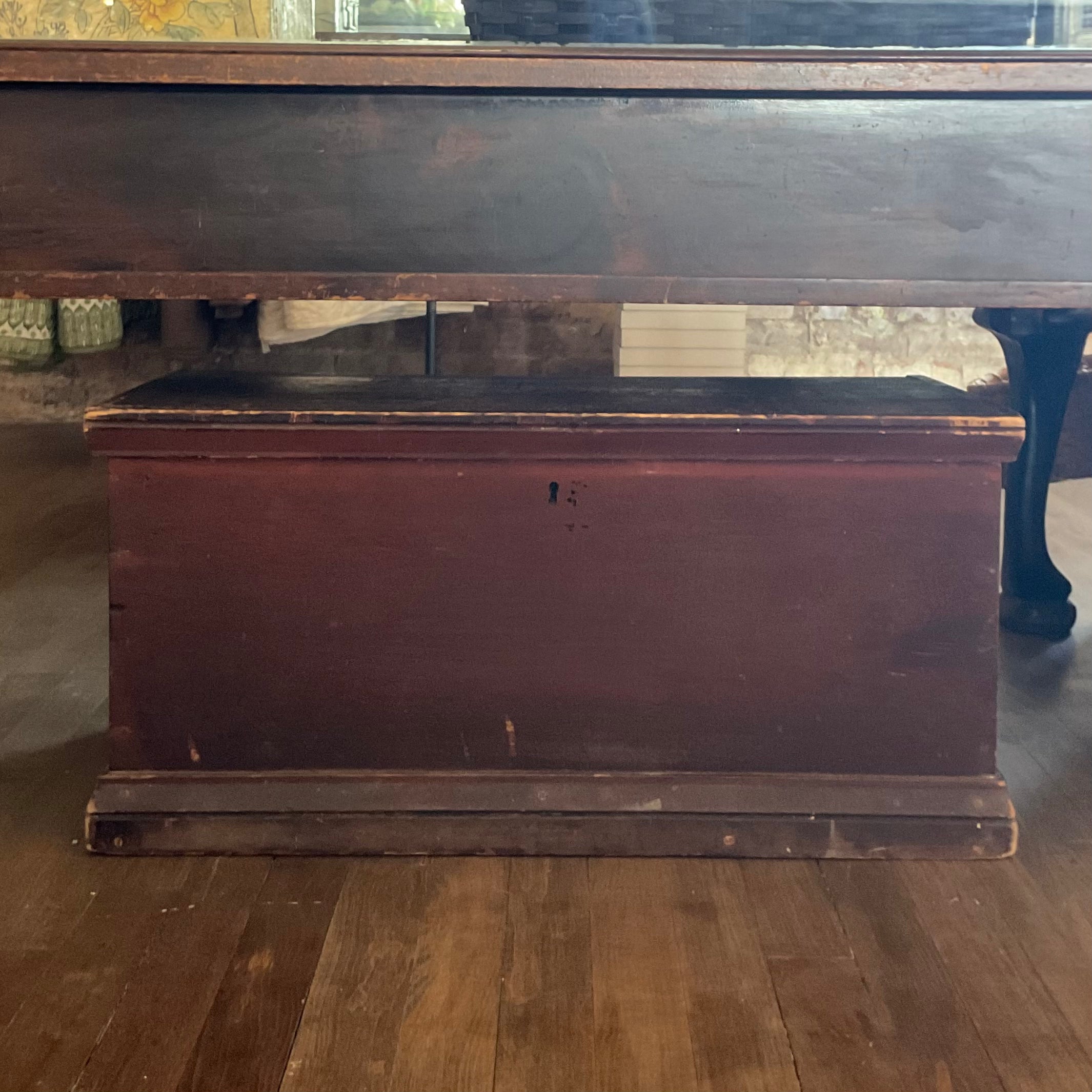Q.S. Found - Painted Blanket Chest