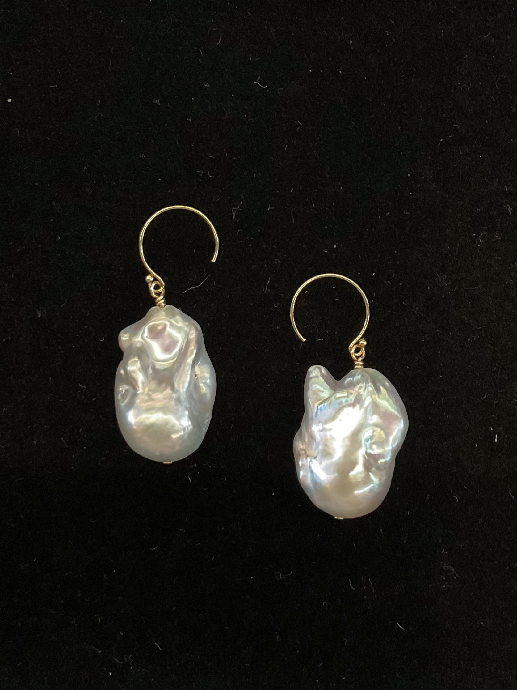 Silver Baroque Earrings
