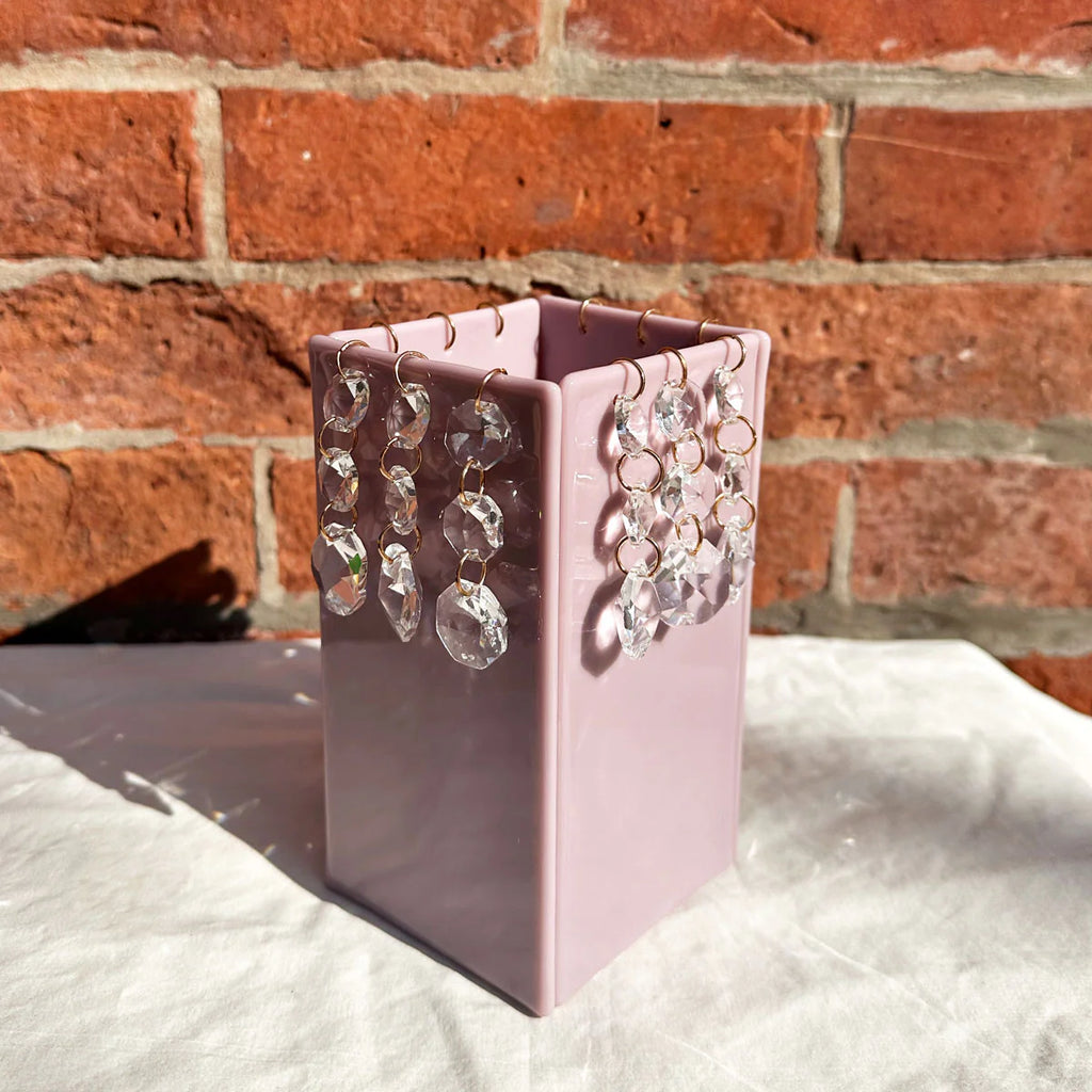 Chandelier Candle Holder, Lavender