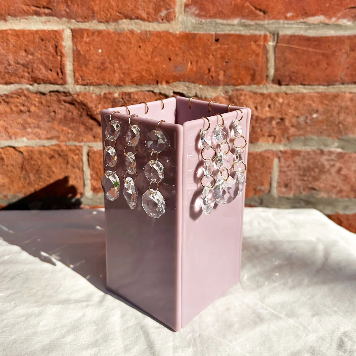 Chandelier Candle Holder, Lavender