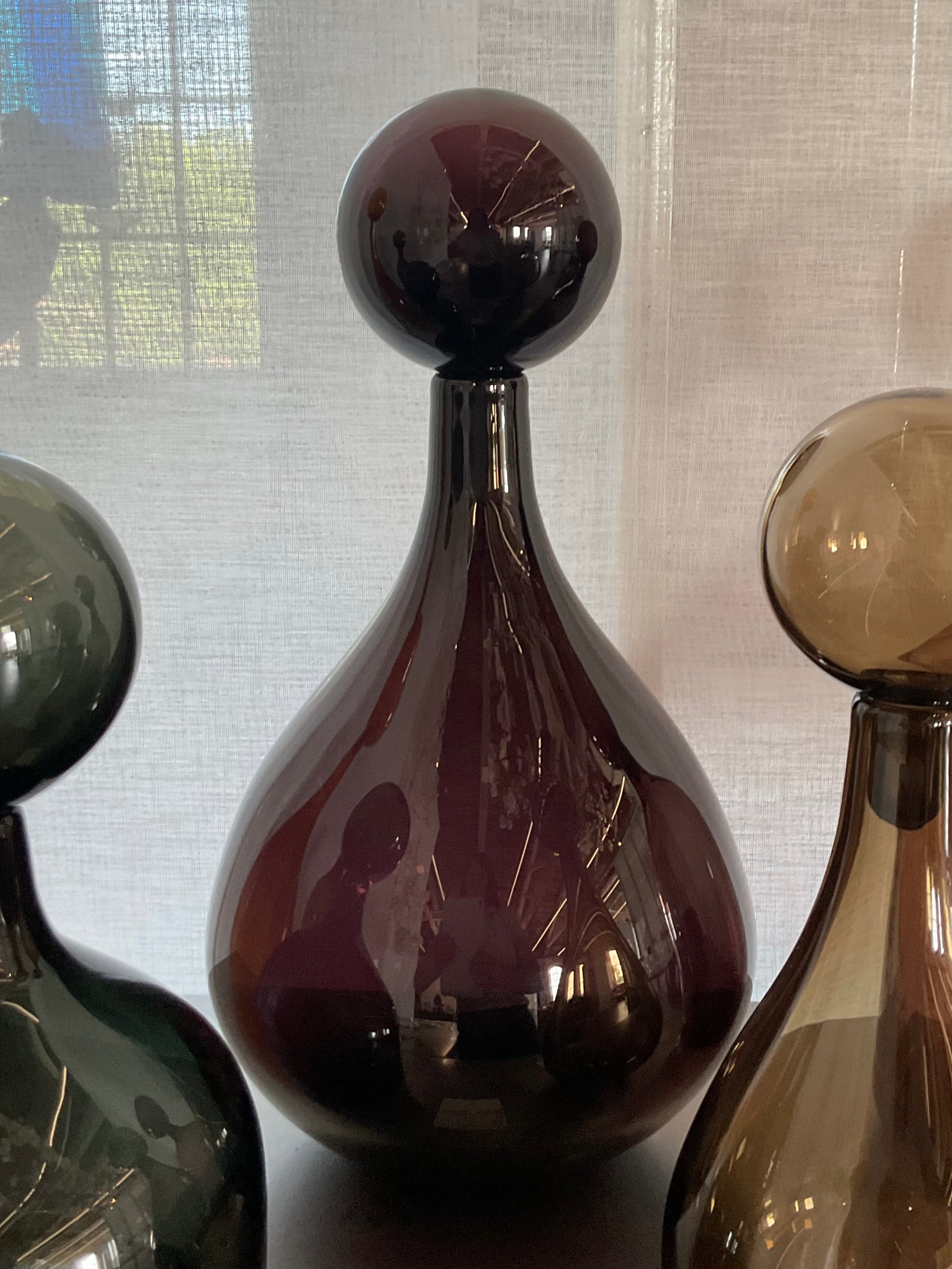Short Wide Teardrop - Smokey Topaz