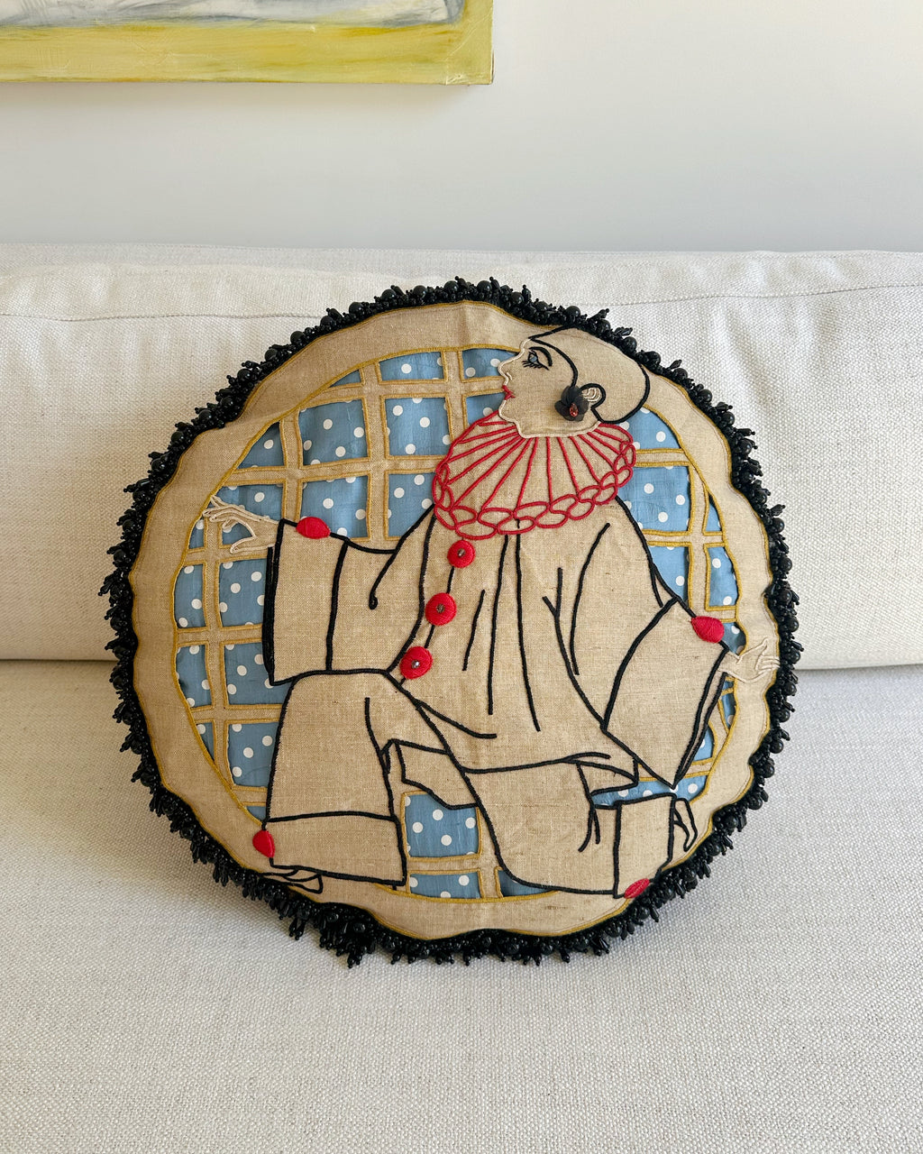 Miss Pierrot Cushion