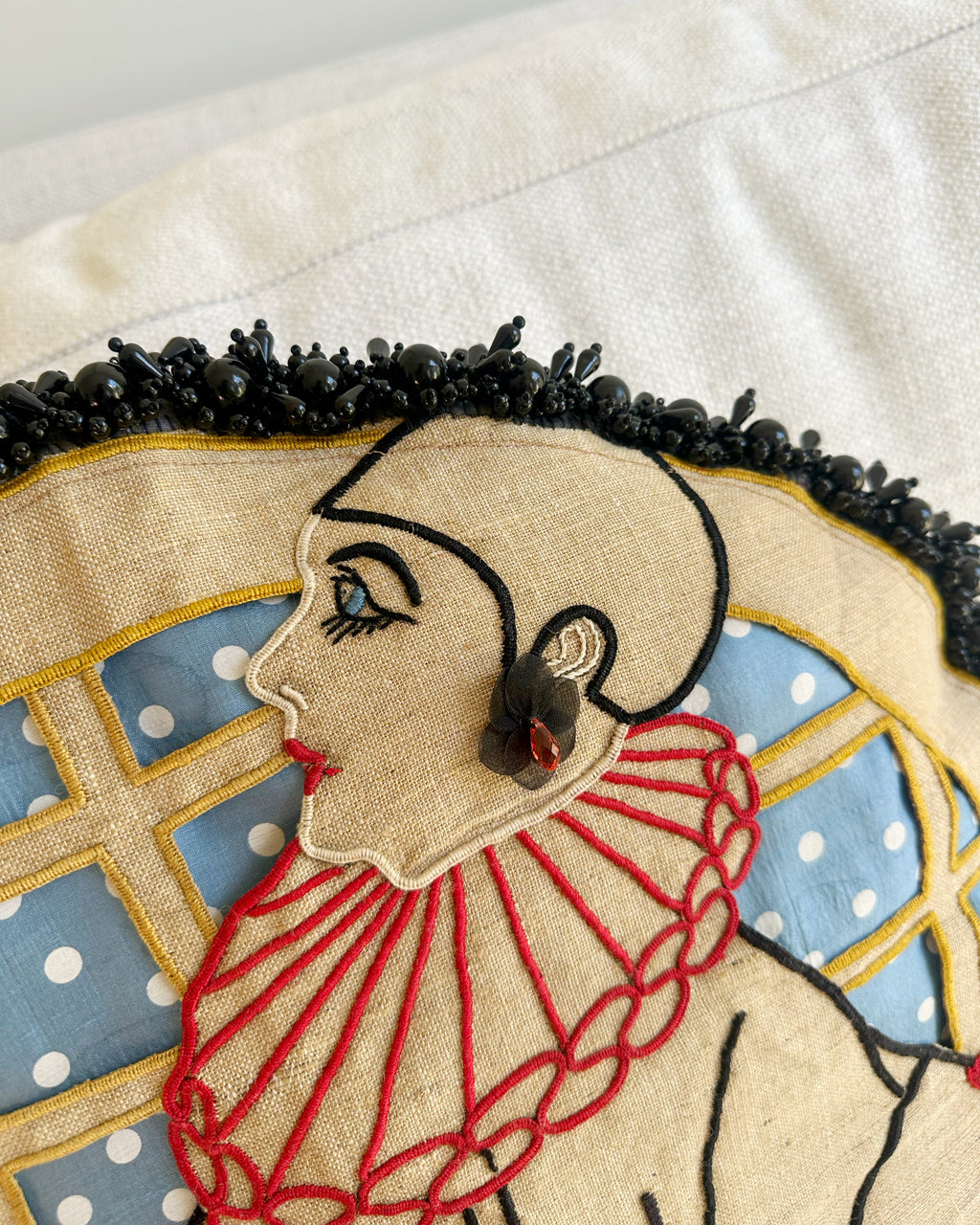 Miss Pierrot Cushion