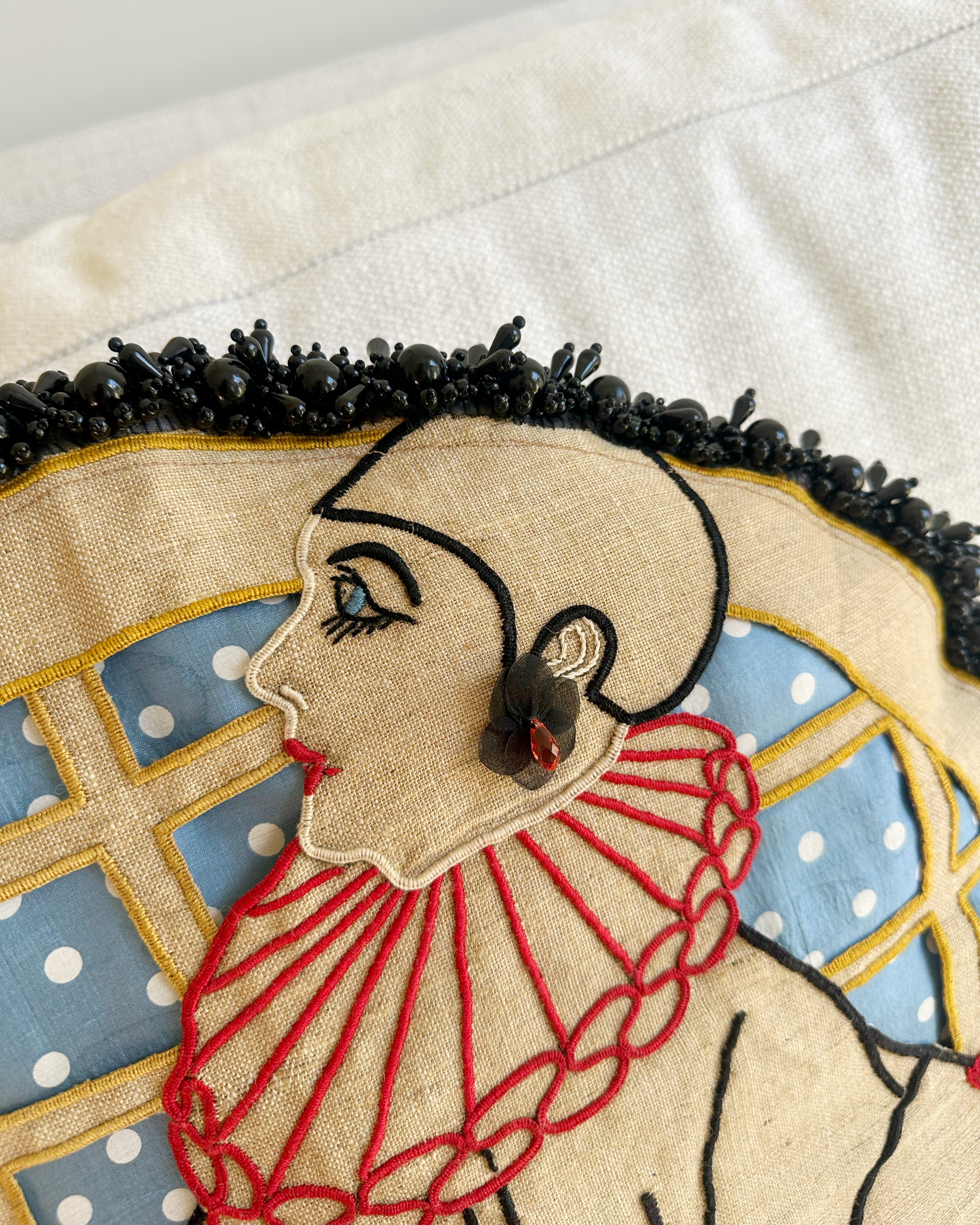 Miss Pierrot Cushion