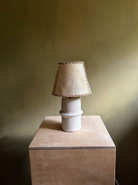 Mini Ridge Lamp - Bone
