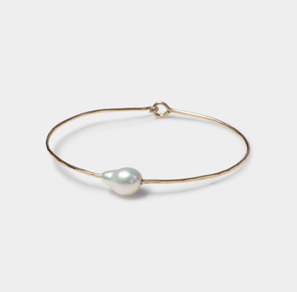 Petite Baroque Pearl Cuff Bracelet