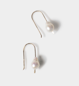 Petite Baroque Pearl Drop Earrings