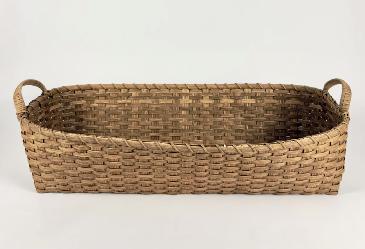 Underwater Weaving - Long Bounty Basket - Smoked Rattan