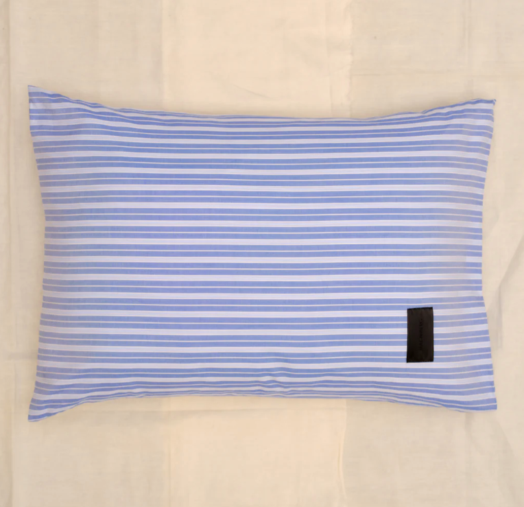 Magniberg - Wall Street Pillowcase - Blue Medium Stripe
