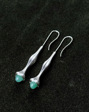Jade Bouquet Earrings