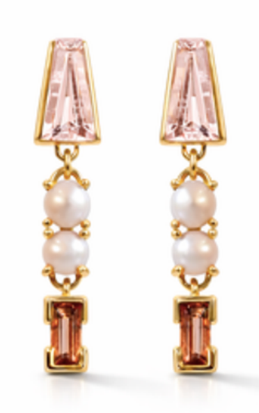 Trio Drop Earrings - Pair
