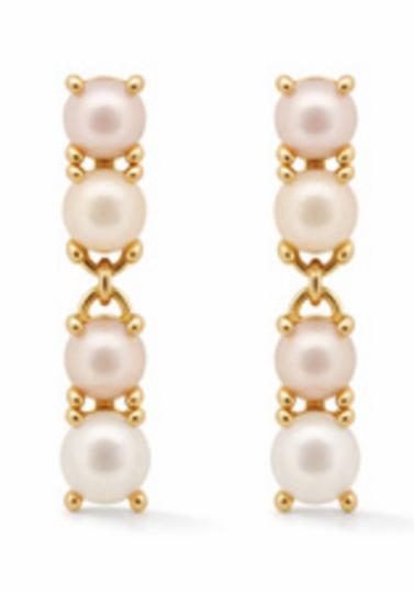 Pearl Reflection Earrings - Single