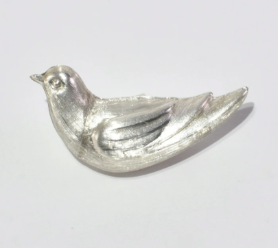 Sterling Bird Pill Box