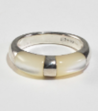 Mother of Pearl Ring (Sterling Silver, Mother of Pearl)