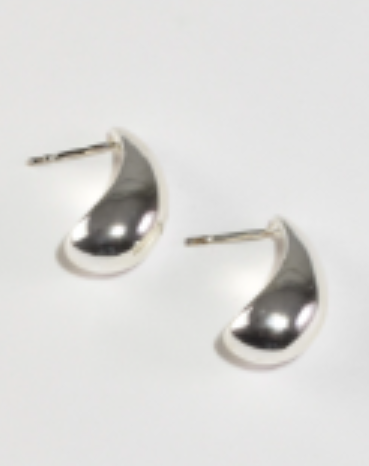 Teardrop Earrings  (Sterling Silver)