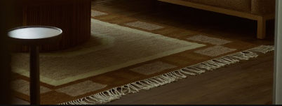 Margareta Åkerberg: Handwoven wool carpet in “rölakan” flatweave technique