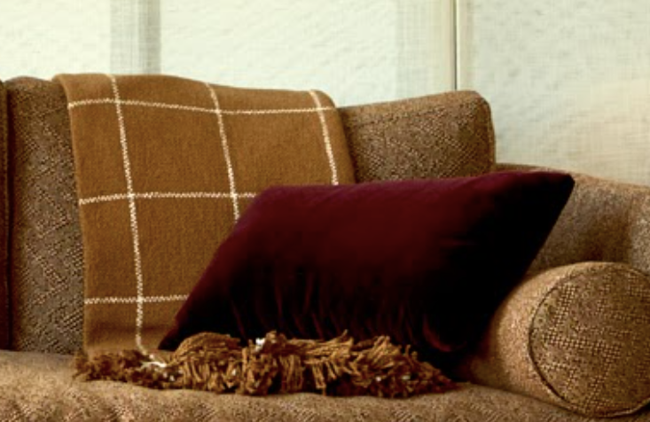 Claude Throw Blanket - Hazelnut / Natural