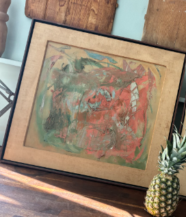 Framed Abstract Painting