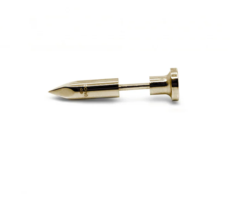 Short Nail Piercing Earring  - PVD Gold - 25 mm