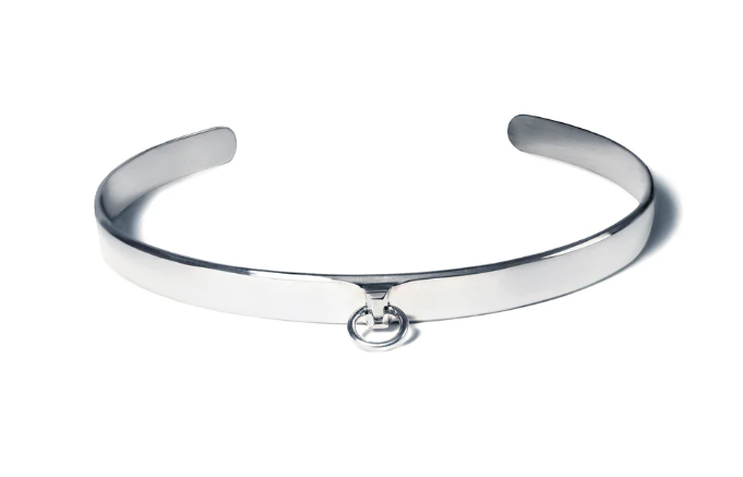Silver Choker with Diamonds