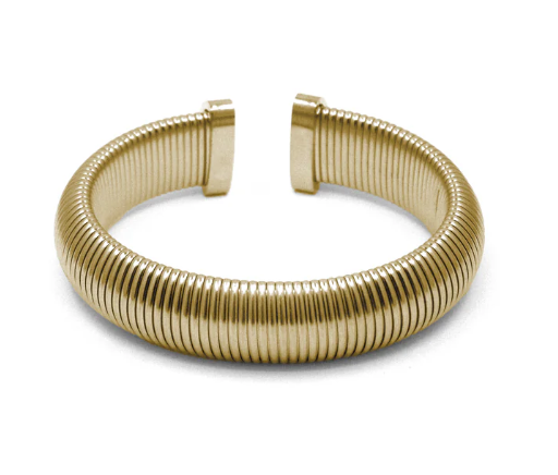 Striated Bracelet - PVD Gold